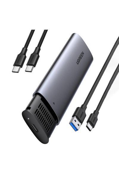 Ugreen Θήκη CM400 για SSD SATA M.2 NGFF, Γκρι
