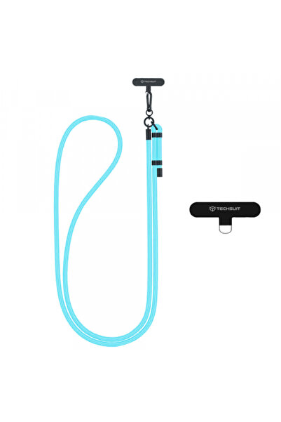 Techsuit Telephone Cord RCS1-77, Light Blue