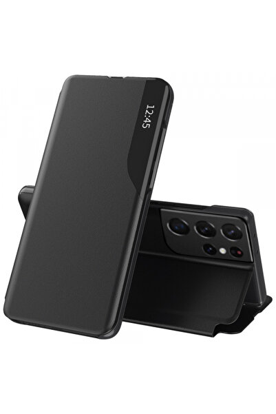 Stef's Cat Θήκη για Samsung Galaxy S21 Ultra 5G G998, Stef's Cat, eFold, Μαύρο