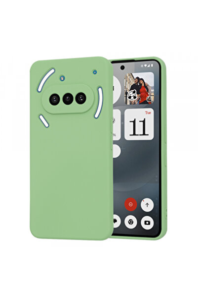Stef's Cat Husă pentru Nothing Phone (3a), Stef's Cat, SoftFlex, Verde Deschis