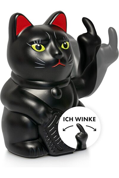 Other Figurină Pisică Norocoasă ANGRY CAT, Pisică Amuzantă care face cu mâna,...