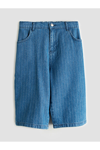 LC Waikiki Pantaloni scurți din denim cu talie elastică pentru băieți