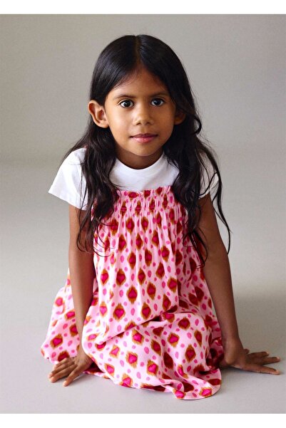 MAYORAL Girl's Printed T-Shirt Dress Pink 3933