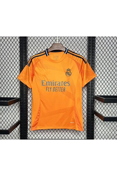 BREATHLESS Real Madrid 2024/25 Sezonu İsimsiz Deplasman Forması (Orange)