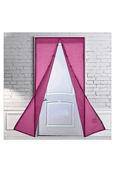 E-ANAMAG Door screen with magnets, Pink, against insects 100cm x 210cm