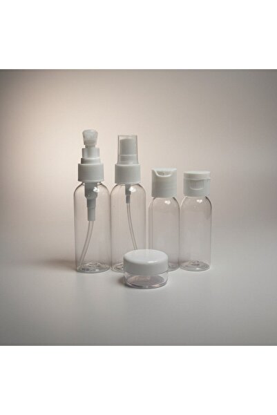 MIROE 5-Pack Travel Size Empty Bottle Set - Pump and Spray Bottle Kit for Sha...