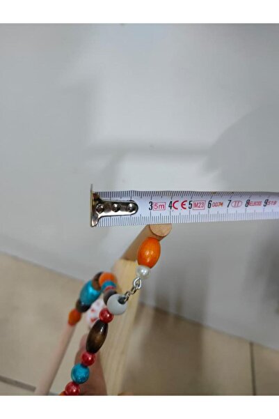 netx Kuş Oyuncaklı Kafes Üstü Tünek 25x34x1 cm Muhabbet ve Paraket için uygundur