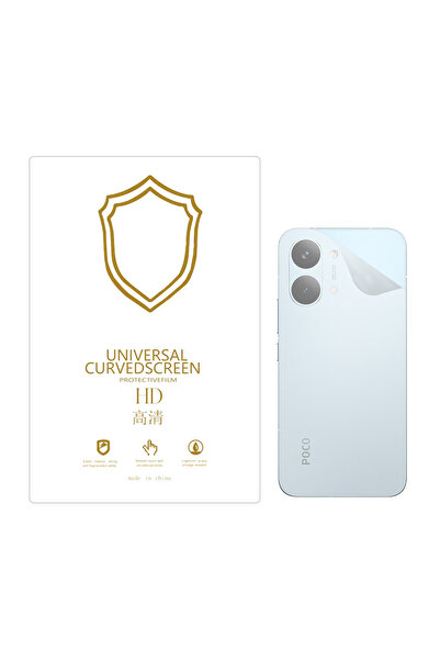 Microcase POCO X8 Pro Max 5G ile Uyumlu Full Tpu Nano Arka Ekran Koruma Filmi...