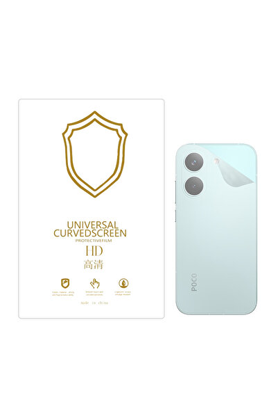 Microcase POCO X8 Pro 5G ile Uyumlu Full Tpu Nano Arka Ekran Koruma Filmi - E...