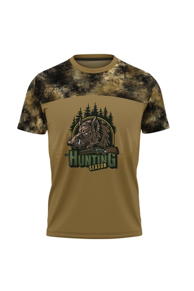 OEM Men's T-shirt Wild Boar, short sleeve multicolor F107