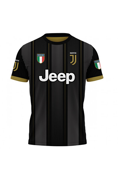 OEM Juventus men's short sleeve multicolor T-shirt S012