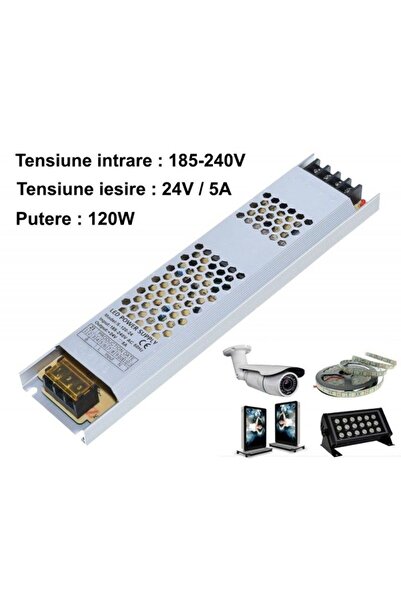 Stef's Cat Sursa de Alimentare Slim 24V-5A / 120W,