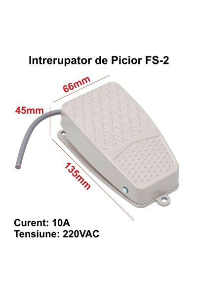 Stef's Cat Intrerupator de Picior Pedala Medie FS-2,