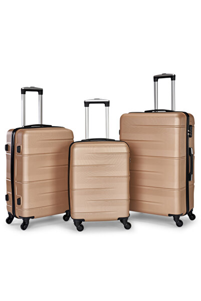 LİMRA 3Pcs Luggage Sets Trolley Travel Bags Modern Luxury Design 28/24/20Inch...