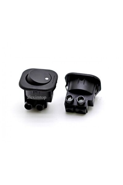 Stef's Cat Buton Negru Patrat T120-N,