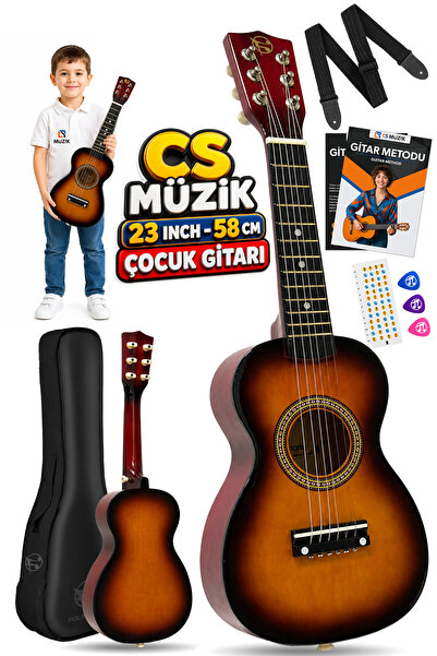 Fourtune Loki T-80 6 Telli Çocuk Gitarı Gerçek Ağaç