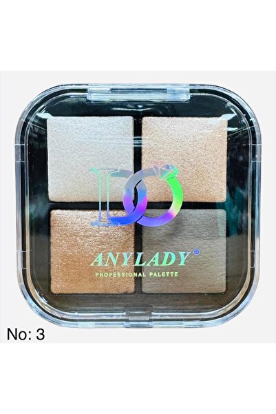 Forface AnyLady BAKED Eyeshadow 4’lü Işıltılı Göz Farı Paleti