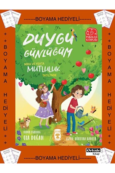 Timaş Yayınları Boyamalı- 2. 3. 4. Sınıf, Duygu Günlüğüm Mira ve Yekta Mutlul...