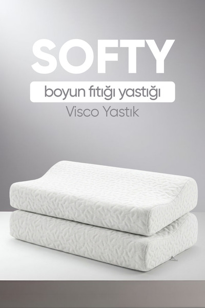 Pillow Market Μαλακό Ορθοπεδικό Μαξιλάρι Βισκόζης με Στήριξη Αυχένα