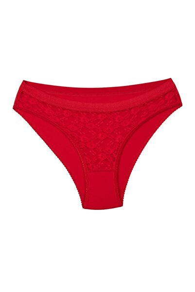 GÜLÇİNCE Tutku %100 Pamuk Dantelli Bikini Kadın Külot