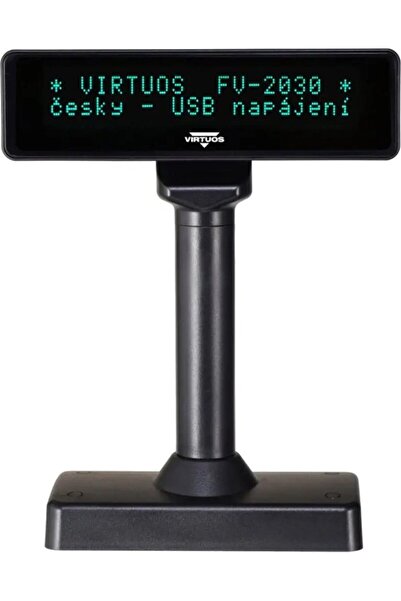 Other Virtuoso VFD Client display Virtuoso FV-2030B 2x20 9mm, USB, black