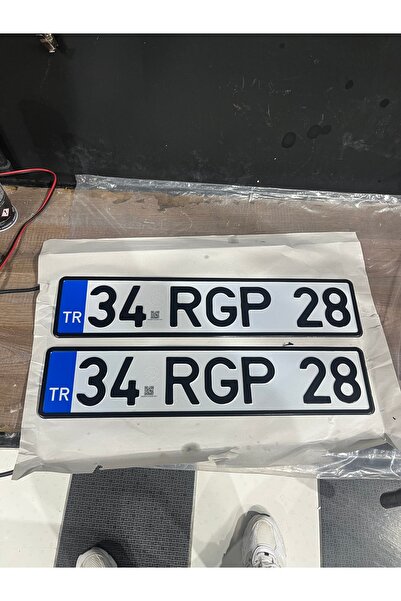 karadenizapppleksi Kalın Baskı Cemiyet Plaka (Kodlu)