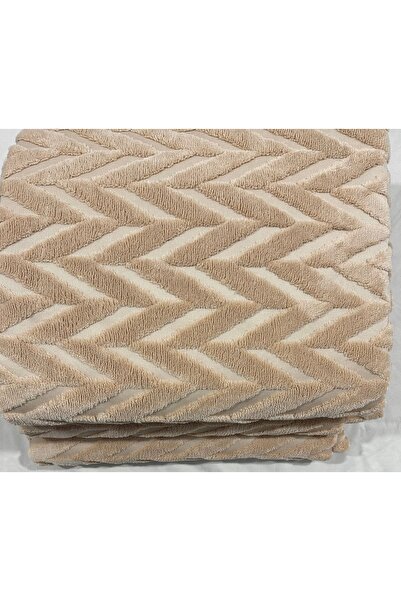 kumaşçıtr Non-Slip Base Welsoft Sofa Cover 170X215 cm - Zigzag Pattern Camel ...