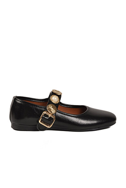 AYAKMOD Black Wrinkled Lightweight Women's Casual Shoes B-40 Z