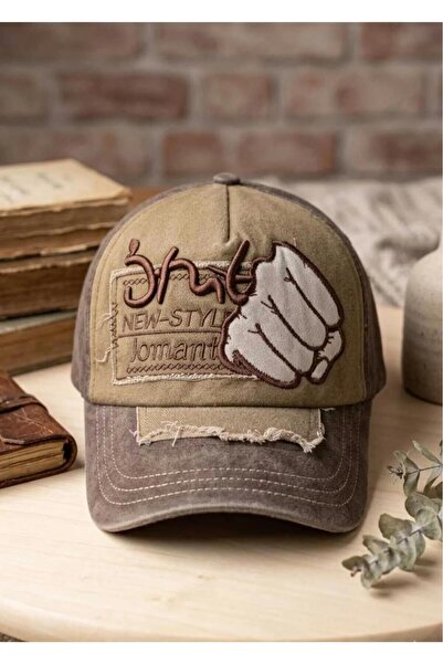 w white stars sports & wear قبعة ملونة قابلة للتعديل للجنسين بتصميم عتيق مطرز...