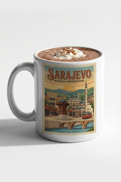 Kirbi Reklam Sarajevo - Saraybosna Şehir Kişiye Özel Çift Taraflı Baskılı Por...