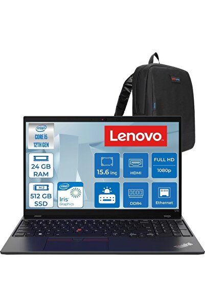 LENOVO Thinkpad L15 Gen 3 Intel Core I5-1235U 24GB 512GB SSD Intel® Iris® Xe ...