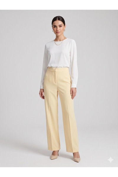 centilmen Mezzura Straight Cut Wide Leg Pants 2061