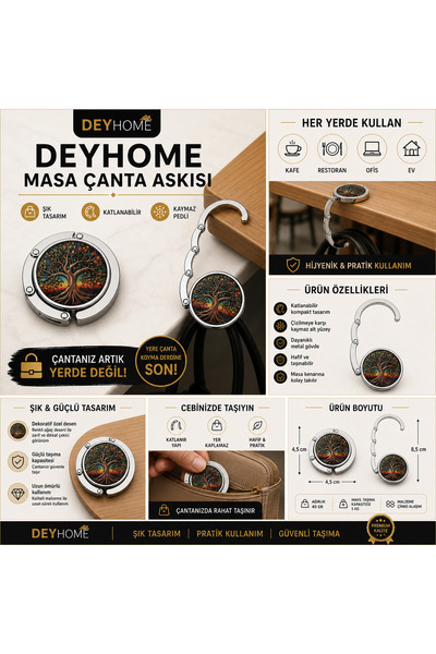 Online Home Market Πτυσσόμενος μαγνητικός γάντζος τσέπης με πολύχρωμα σχέδια ...