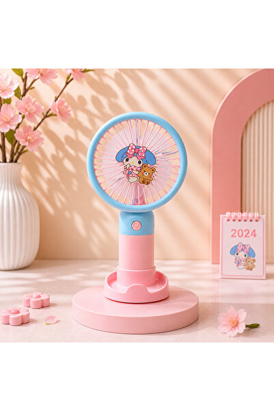 hediyeconcepti Büyük Boy Mini El Fanı USB Şarjlı Taşınabilir Güçlü Sessiz Mas...