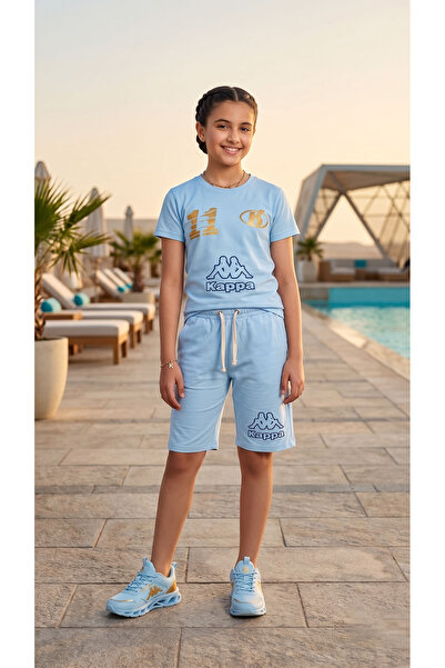 h.kids طقم صيفي كاجوال بتصميم رياضي