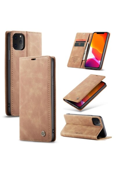Caseme 013 Retro Θήκη Βιβλίο Brown (Apple iPhone 11 Pro Max)