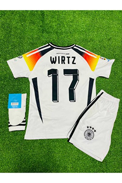 BREATHLESS Almanya Euro 2024 Florian Wirtz İç Saha Çocuk Forması 3'lü Set