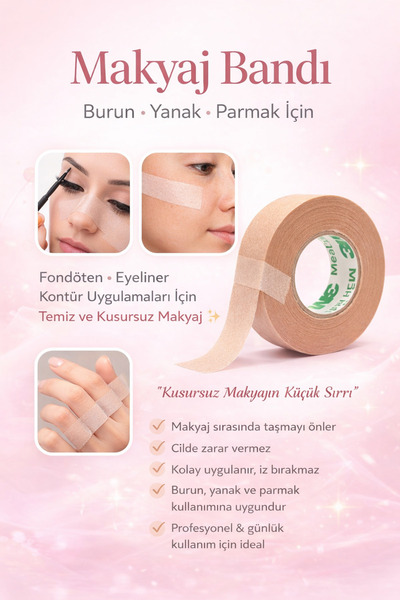MEDİLABS Eyeliner Kontür Makyaj Bandı Taşma Önleyici