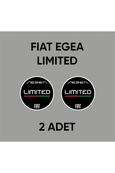 ZeuZ Egea Cross Limited İtalya Logo Amblem Damla Silikon Logo 2 Adet