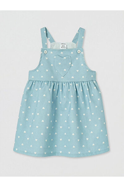LC Waikiki I Heart Embroidered Baby Girl Salopet Dress from Freezen Store