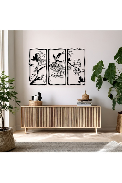 UYART HOME Modern Metal Duvar Tablosu | Salon & Ofis Duvar Dekoru | Premium M...