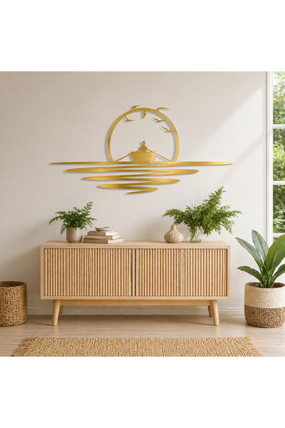 UYART HOME Modern Metal Duvar Tablosu | Salon & Ofis Duvar Dekoru | Premium M...