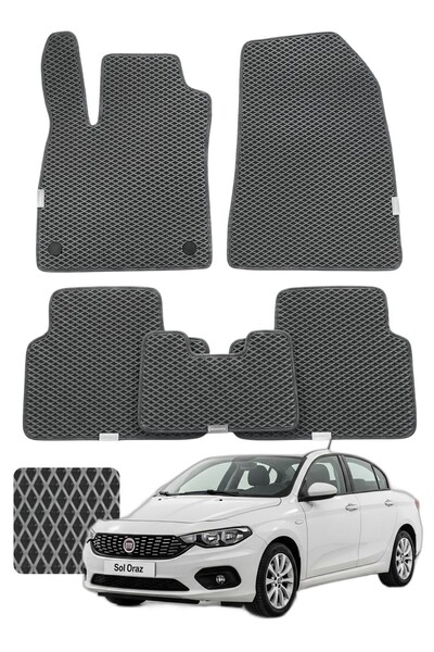 Evanotion Fiat Egea Sedan 2015 ve sonrası Özelleştirilebilir Premium Eva Pasp...