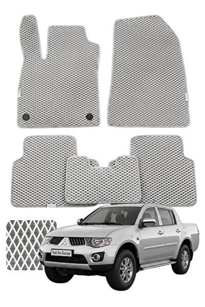 Evanotion Mitsubishi L200 2005-2015 Özelleştirilebilir Premium Eva Oto Paspas...