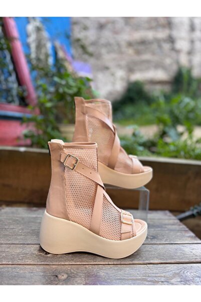 Shero shoes LOLİ DAMLA TABAN TRANSPARAN SANDALET BOT