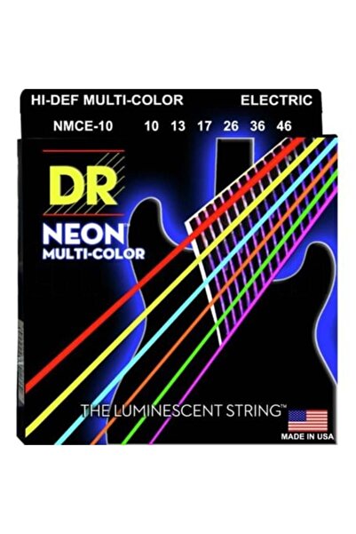 DR Multi Color Neon Renkli Elektro Gitar 0,10 (El yapımı)