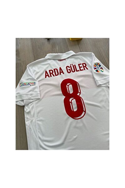BYSPORTAKUS Arda Güler Türkiye Milli Takım Yetişkin İç Saha Forması (beyaz)