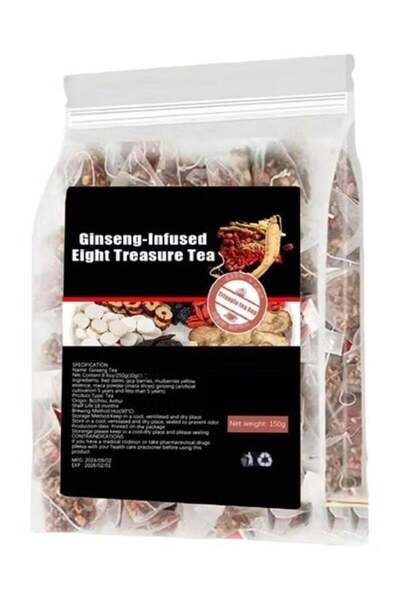 Wins Town Ginseng-Infused Eight Treasure Teas, Kidney Tea Formula, Kidney Cle...