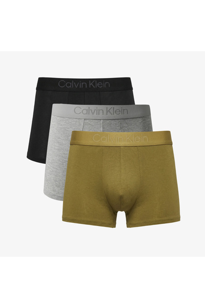 Calvin Klein Trunk 3'lü Erkek Gri Boxer
