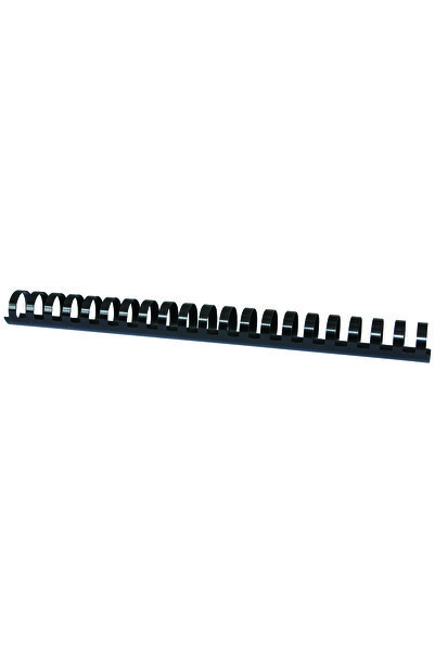 OFFICE products Inele plastic 25 mm, max 240 coli, 50buc/cut - negru